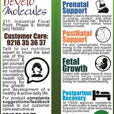 Develo Pregnancy & Lactation Protein Powder, Supplement for Pregnant Women & Lactating/Breastfeeding Mothers -1kg (Chocolate)