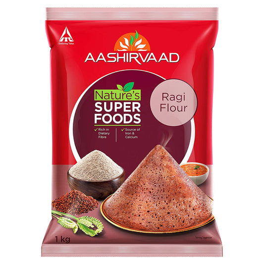 Aashirvaad Nature’s Superfoods Ragi Flour, 1kg Pack,