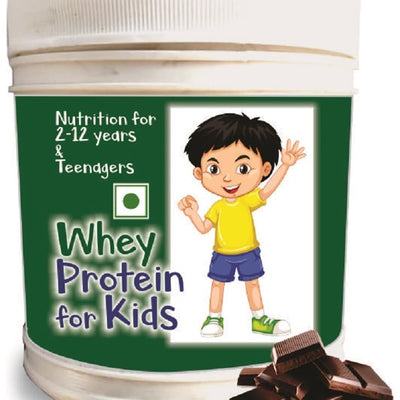 Develo Whey Protein Powder for Little Kids (2-12 years) & Teenager Children, Boys & Girls - 500g Chocolate Flavour