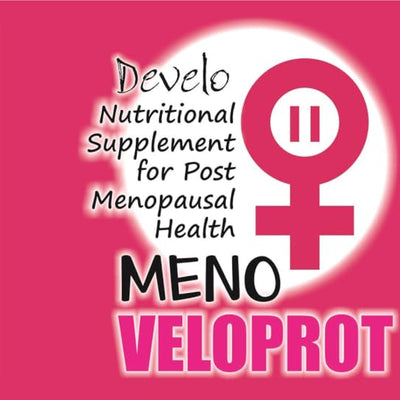 Develo Menopause Supplement for Women, Manage Hot Flashes, Night Sweats, Stress, Hormonal Imbalance - 500g Vanilla