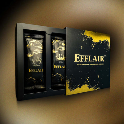 Efflair Premium Chocolate for Men & Women | Indulgence with Natural Herbs | Romantic Gift | Gluten-Free & Vegan | 2x20g