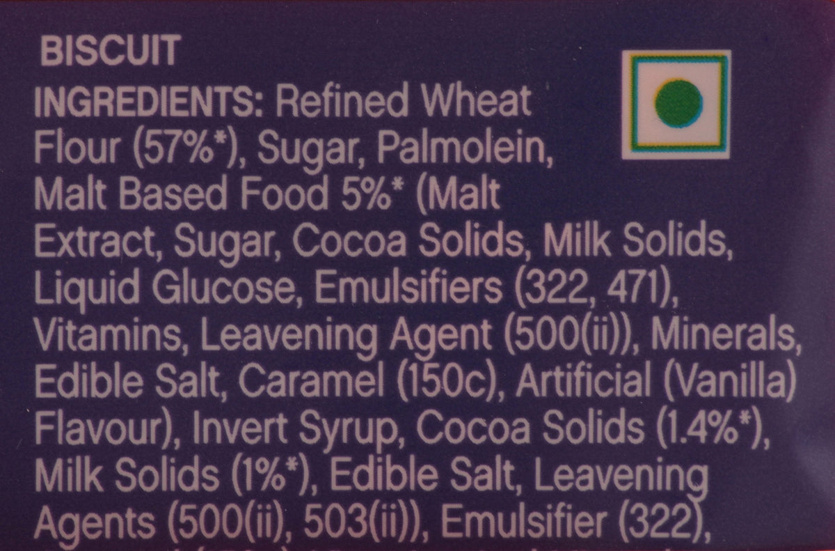 Bournvita Biscuits Pro-Health Cookies, 46.5g (Pack of 12)