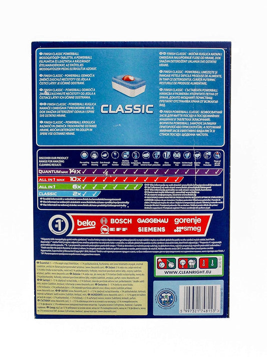 Finish Powerball Classic 120 Dishwasher Tablets Mega 1920G