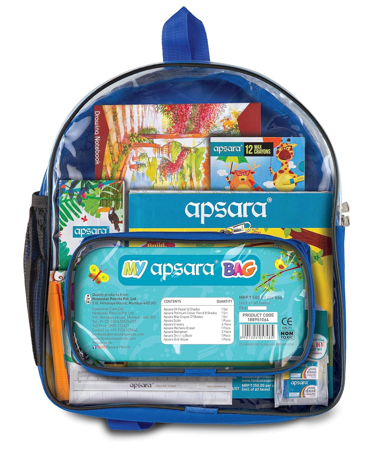 Apsara My Bag Kit, All-in-one Kit for Children