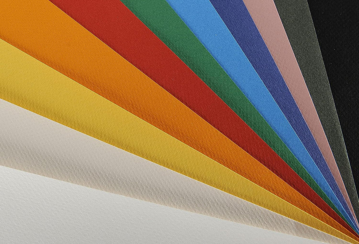 Canson Mi-Teintes 160 GSM Embossed 50 x 65 Coloured Paper Sheets (Ivory,25 Sheets)