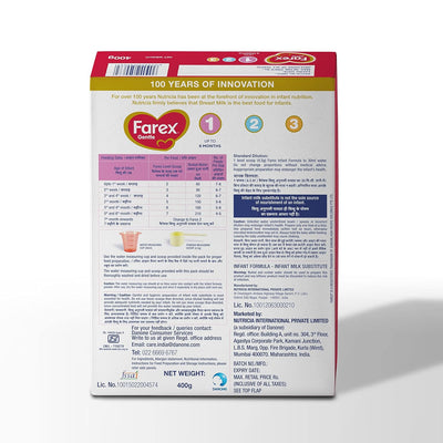 Farex 1 Infant Formula Refill - 400 g