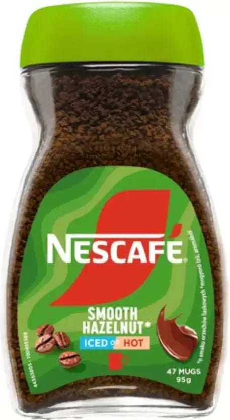 Nescafe Smooth Hazelnut Instant Coffee  (95 g, Hazelnut Flavoured)