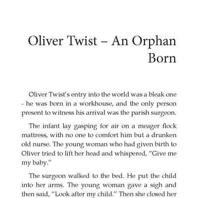 Dreamland Publications Oliver Twist- Illustrated Abridged Classics for Children with Practice Questions : Children Classic Fiction Book