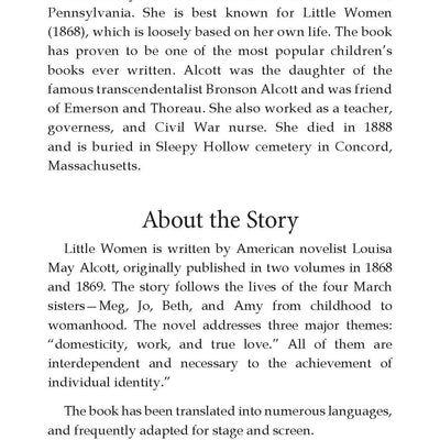 Dreamland Publications Little Woman- Illustrated Abridged Classics for Children with Practice Questions : Children Classic Fiction Book