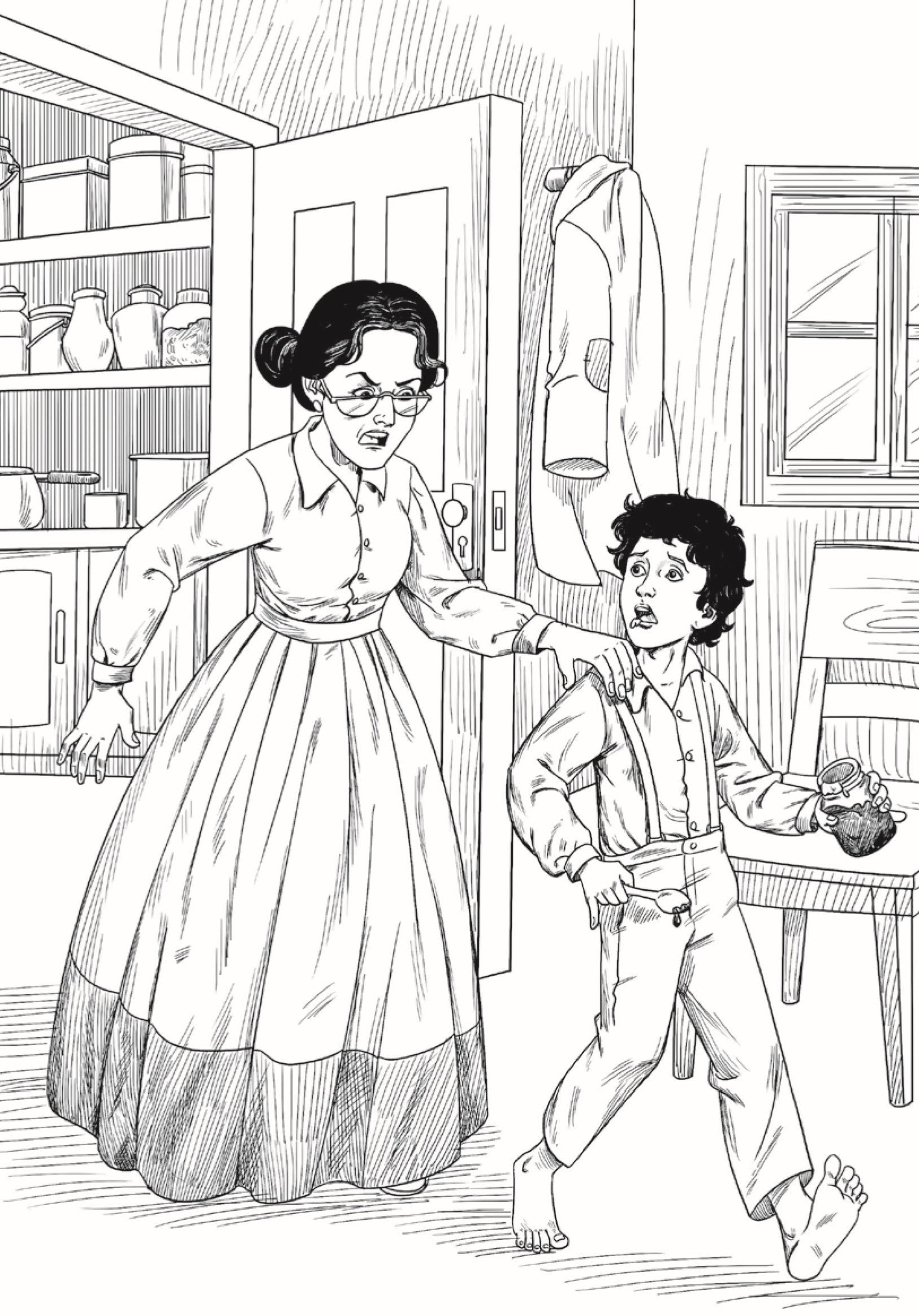 Dreamland Publications Adventures of Tom Sawyer - Illustrated Abridged Classics for Children with Practice Questions