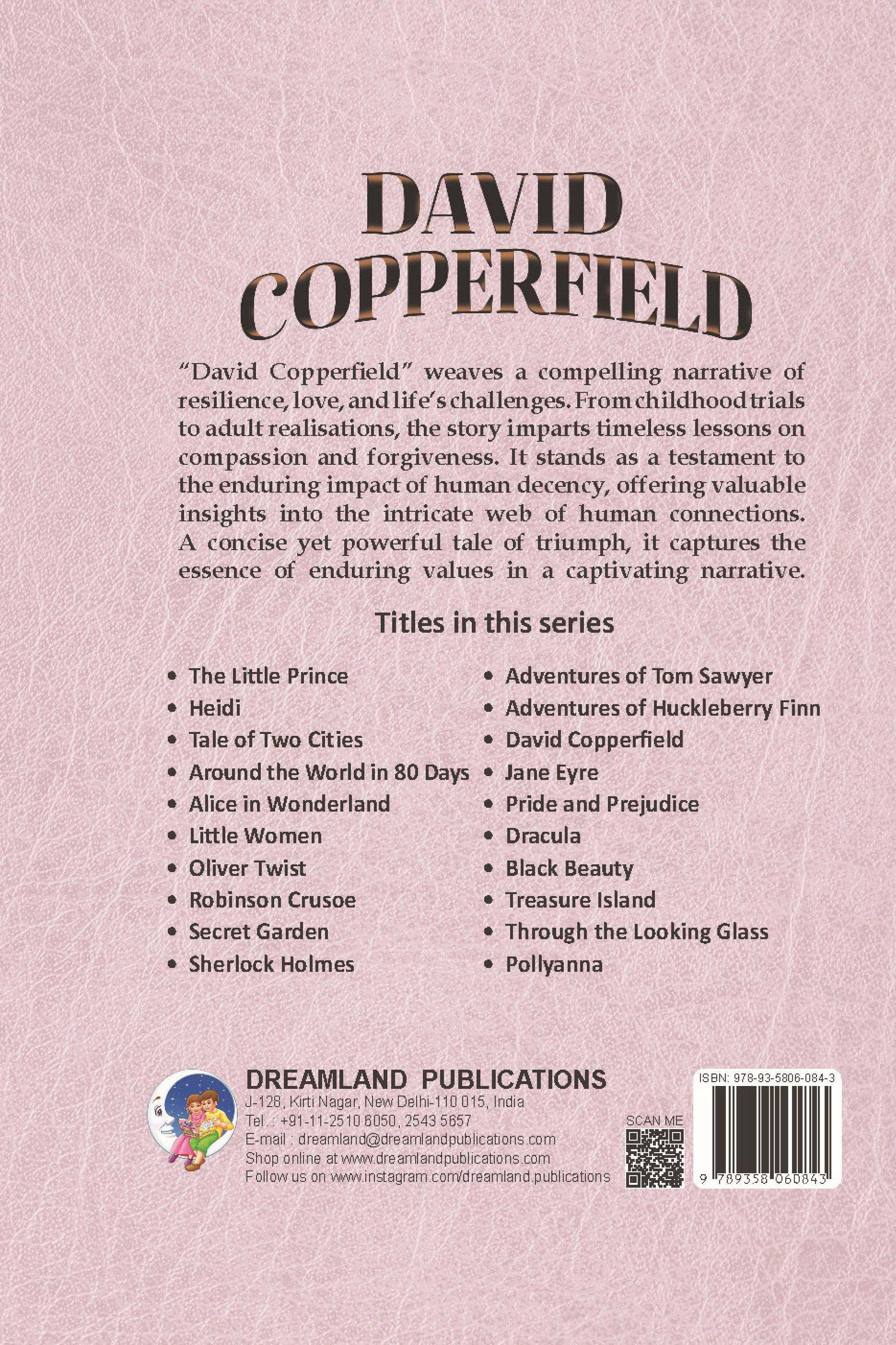 Dreamland Publications David Copperfield - Illustrated Abridged Classics for Children with Practice Questions