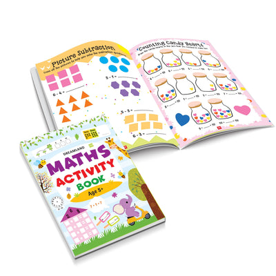 Dreamland Publications Maths Activity Books Pack- A Set of 3 Books
