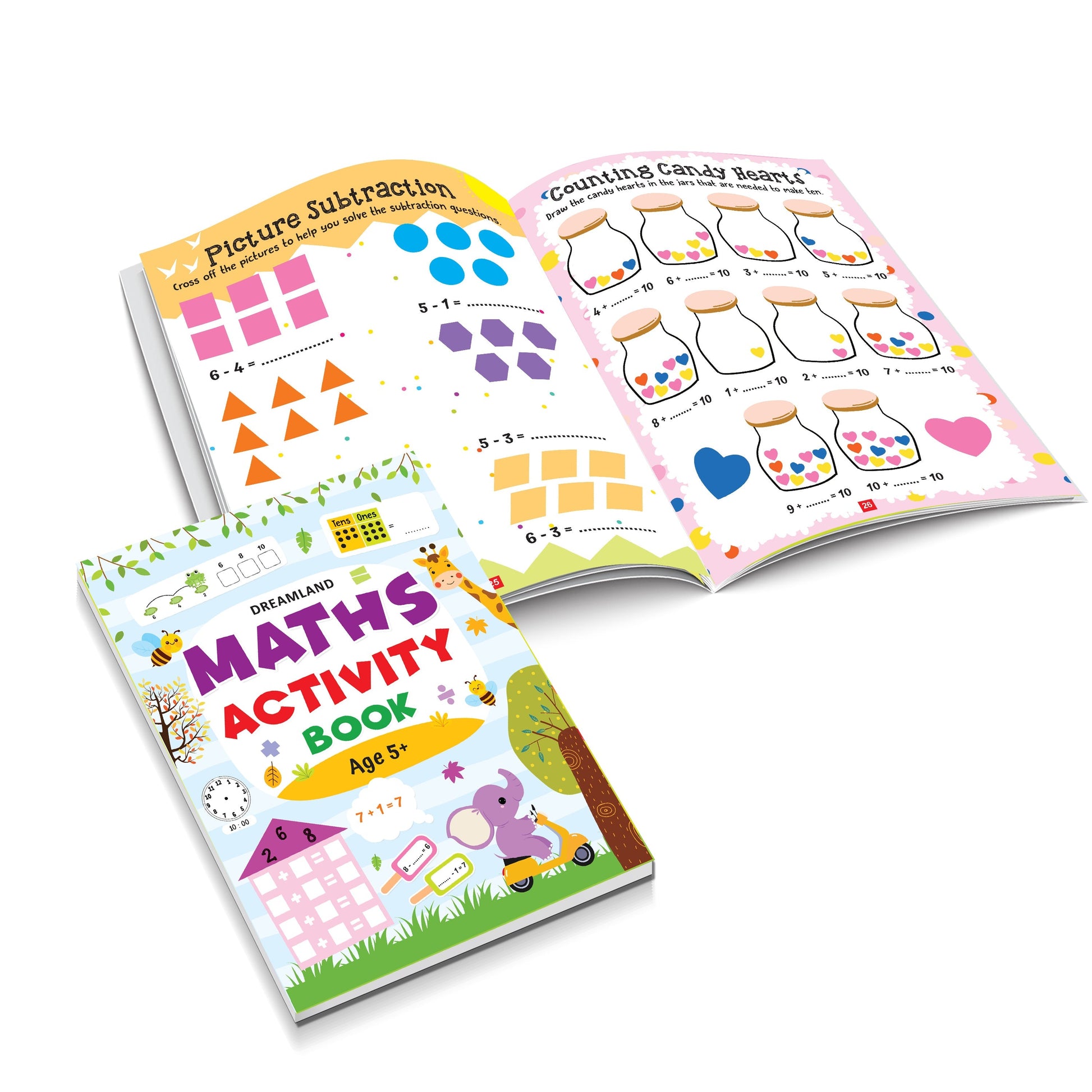 Dreamland Publications Maths Activity Books Pack- A Set of 3 Books