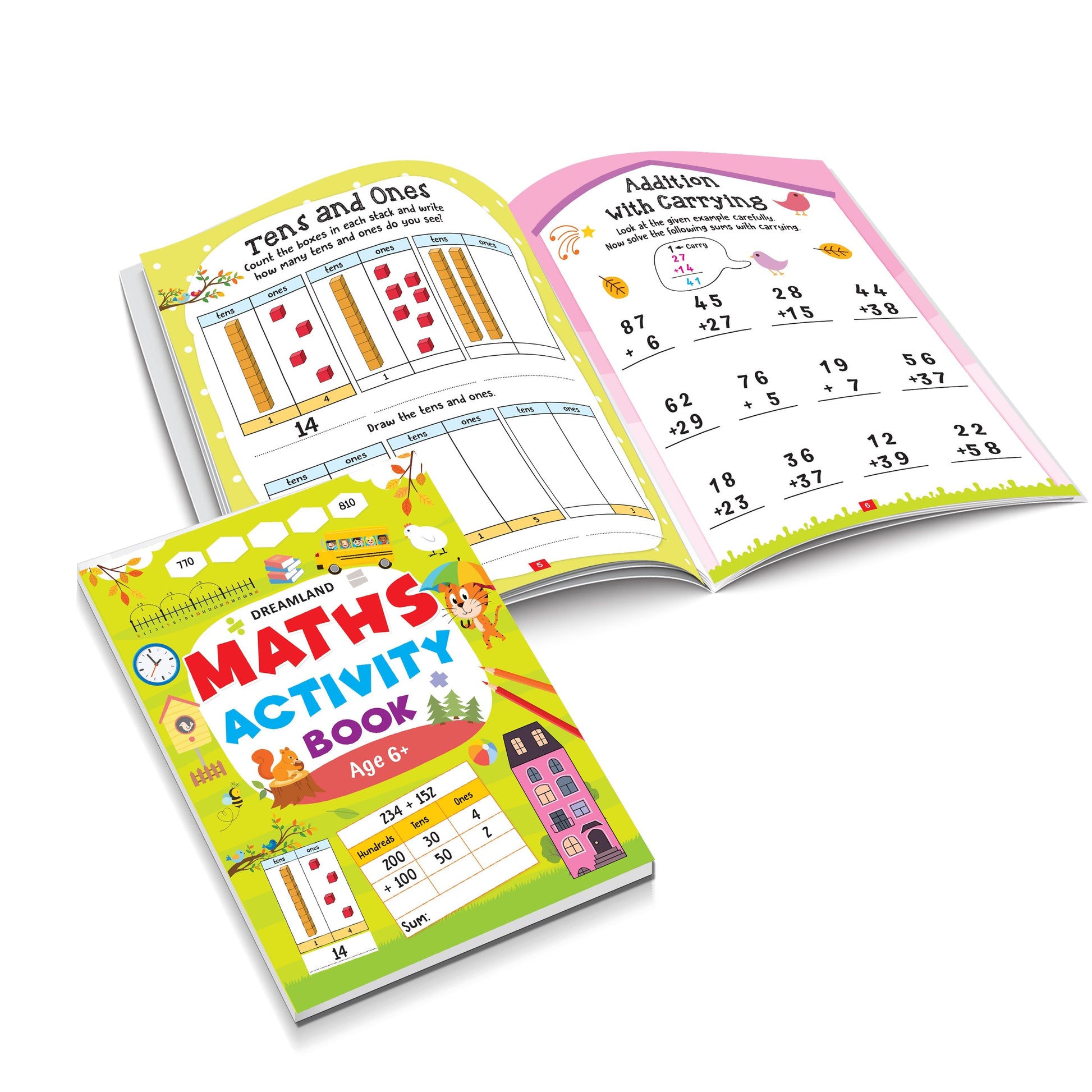 Dreamland Publications Maths Activity Books Pack- A Set of 3 Books