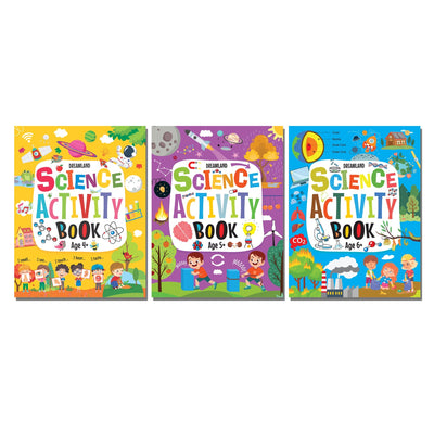 Dreamland Publications Science Activity Books Pack- A Set of 3 Books