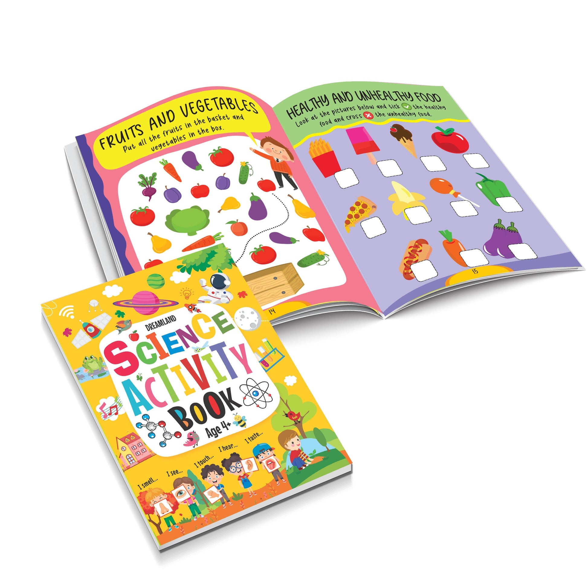 Dreamland Publications Science Activity Books Pack- A Set of 3 Books
