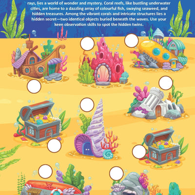 Dreamland Publications Underwater Expedition Activity Book for Kids Age 5 -10 years