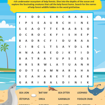 Dreamland Publications Underwater Expedition Activity Book for Kids Age 5 -10 years
