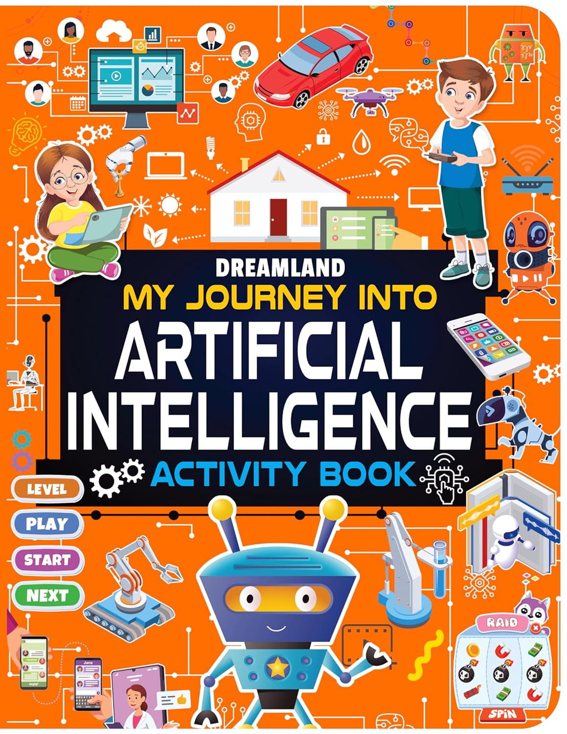 Dreamland Publications Digital Discovery Books Pack-- A Set of 3 Books - Artificial Intelligence, Robotics and Coding | With Fun Facts and Activities for Kids Age 6- 14 Years