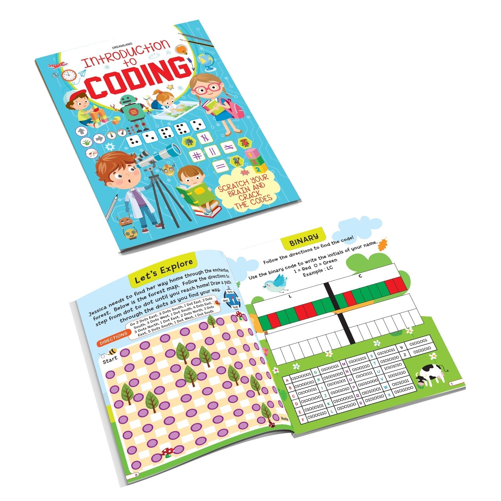 Dreamland Publications Digital Discovery Books Pack-- A Set of 3 Books - Artificial Intelligence, Robotics and Coding | With Fun Facts and Activities for Kids Age 6- 14 Years