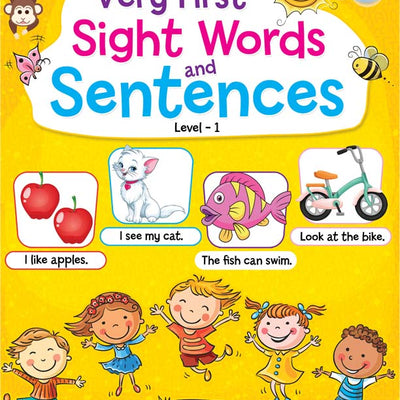 Dreamland Very First Sight Words Sentences Learning Book For Kids Level 1
