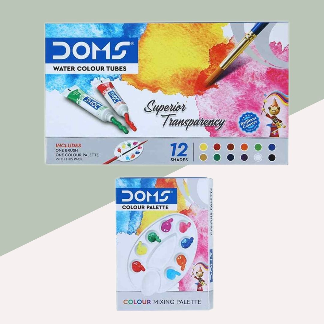 Doms Water Colour Tubes ( Pack Of 12 )