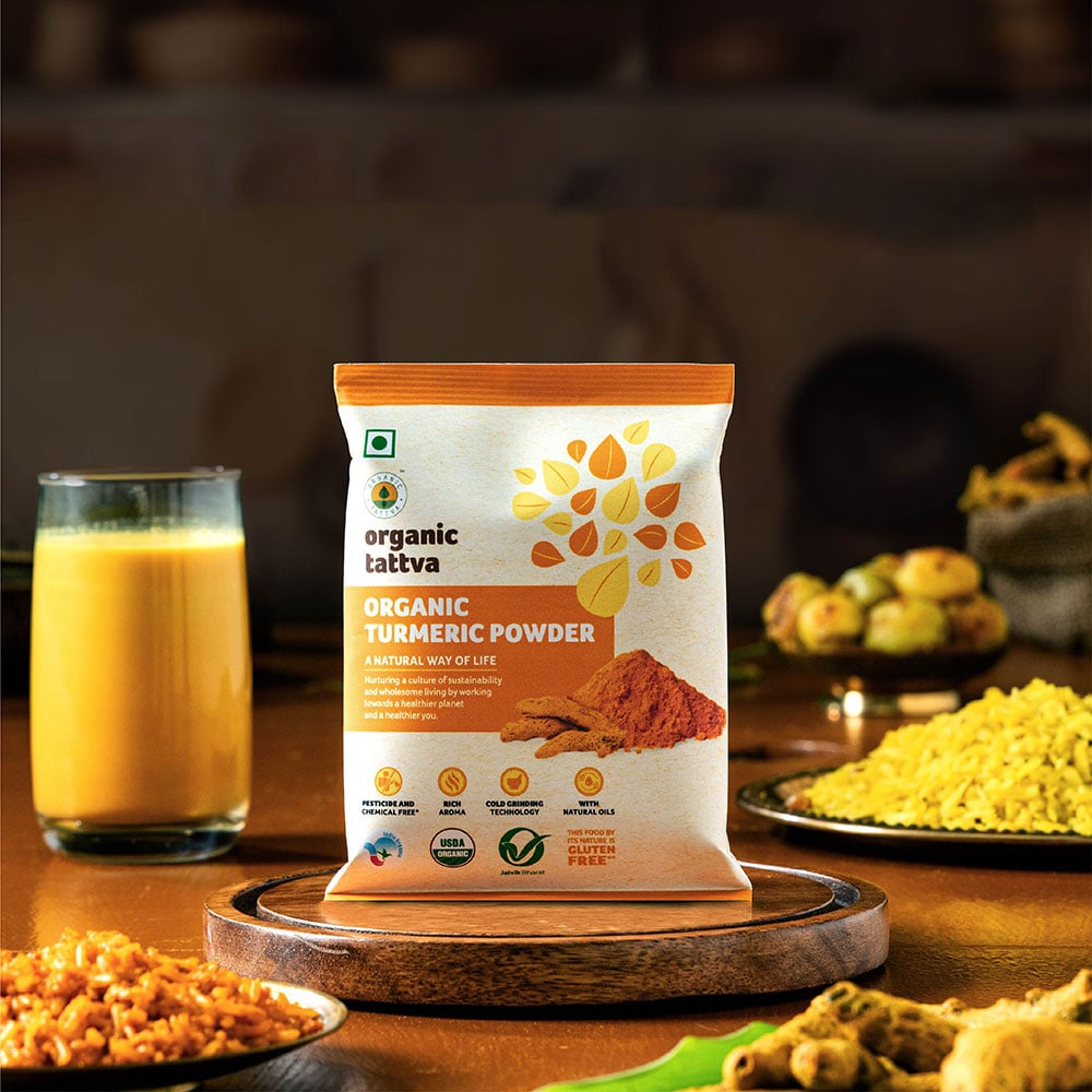 Organic Tattva - Organic Turmeric Powder-100g