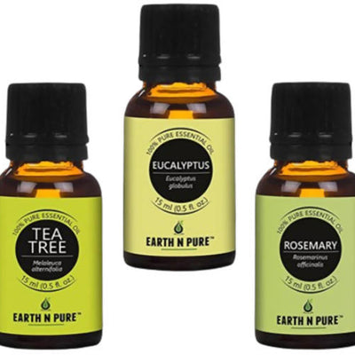 Earth N Pure Essential Oils (Eucalyptus, Rosemary & Tea Tree)