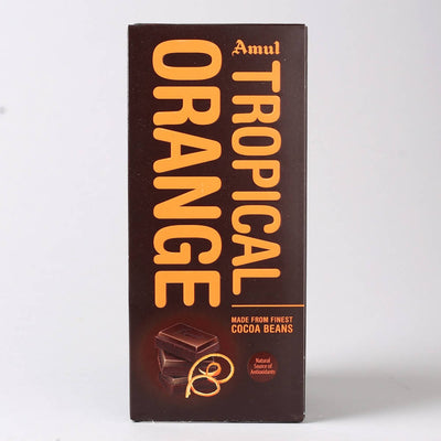 Black Panther Rakhi & Amul Tropical Orange Chocolate