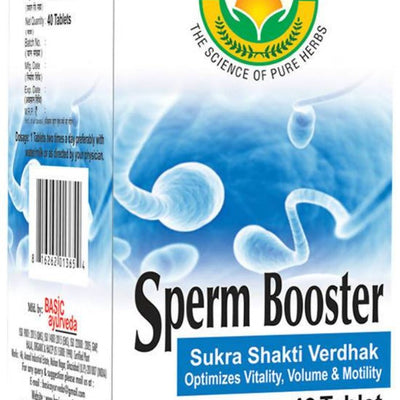 Basic Ayurveda Sperm Booster Tablets
