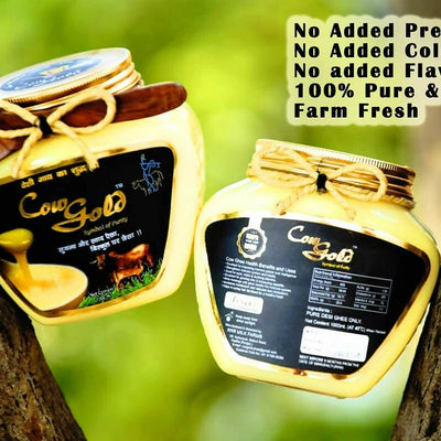 Cow Gold Desi Cow A2 Ghee | Cultured Desi Cow Ghee | 100% Pure and Natural | Helps Boost Immunity