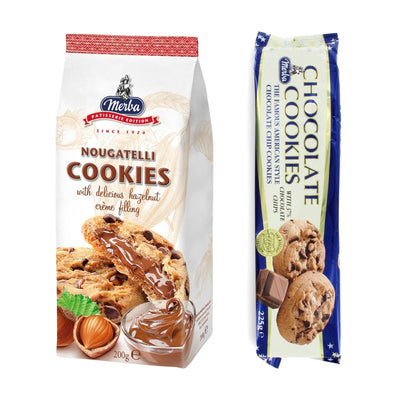 Chocolate Cookies 37% And Patisserie Nougatelli Cookies|Combo Of 2
