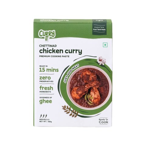 Curryit Chettinad Chicken Masala Curry Paste - 120 g
