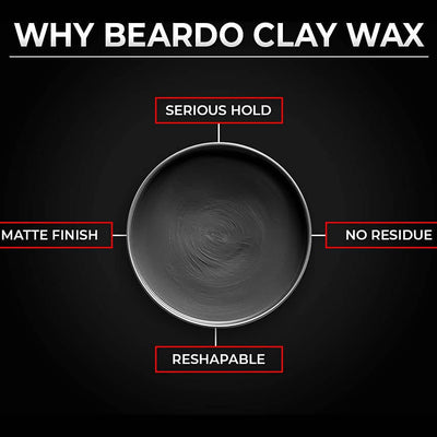 Beardo Hair Clay Wax - Strong Hold
