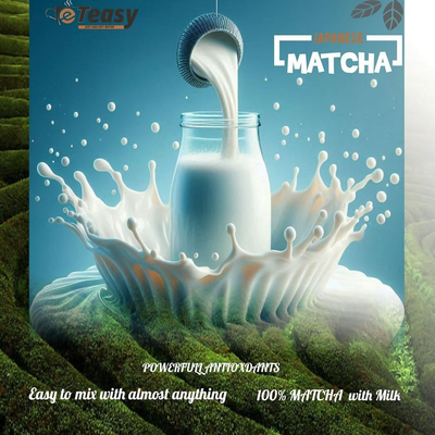 Eteasy Japanese Matcha Sonti Mix Milk Drink Kashmiri Kesar Saffron Mix Powder