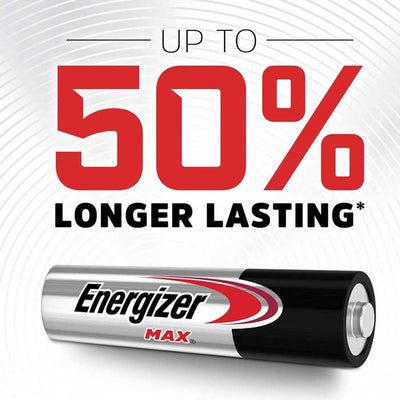 AAA Energizer Max Long Lasting Batteries 2 Pack