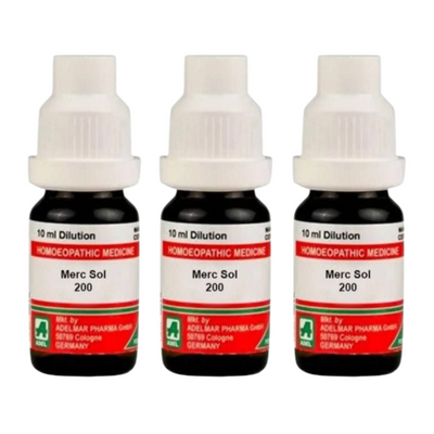 Adel Homeopathy Merc Sol Dilution