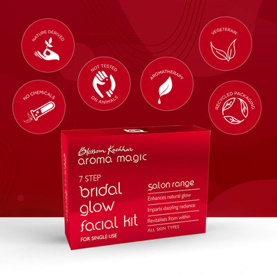 Aroma Magic Bridal Glow Facial Kit (Single Use) (20g + 18ml)