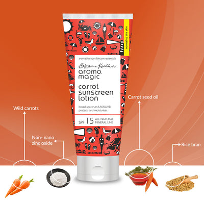 Aroma Magic Carrot Sunscreen Lotion (SPF 15)