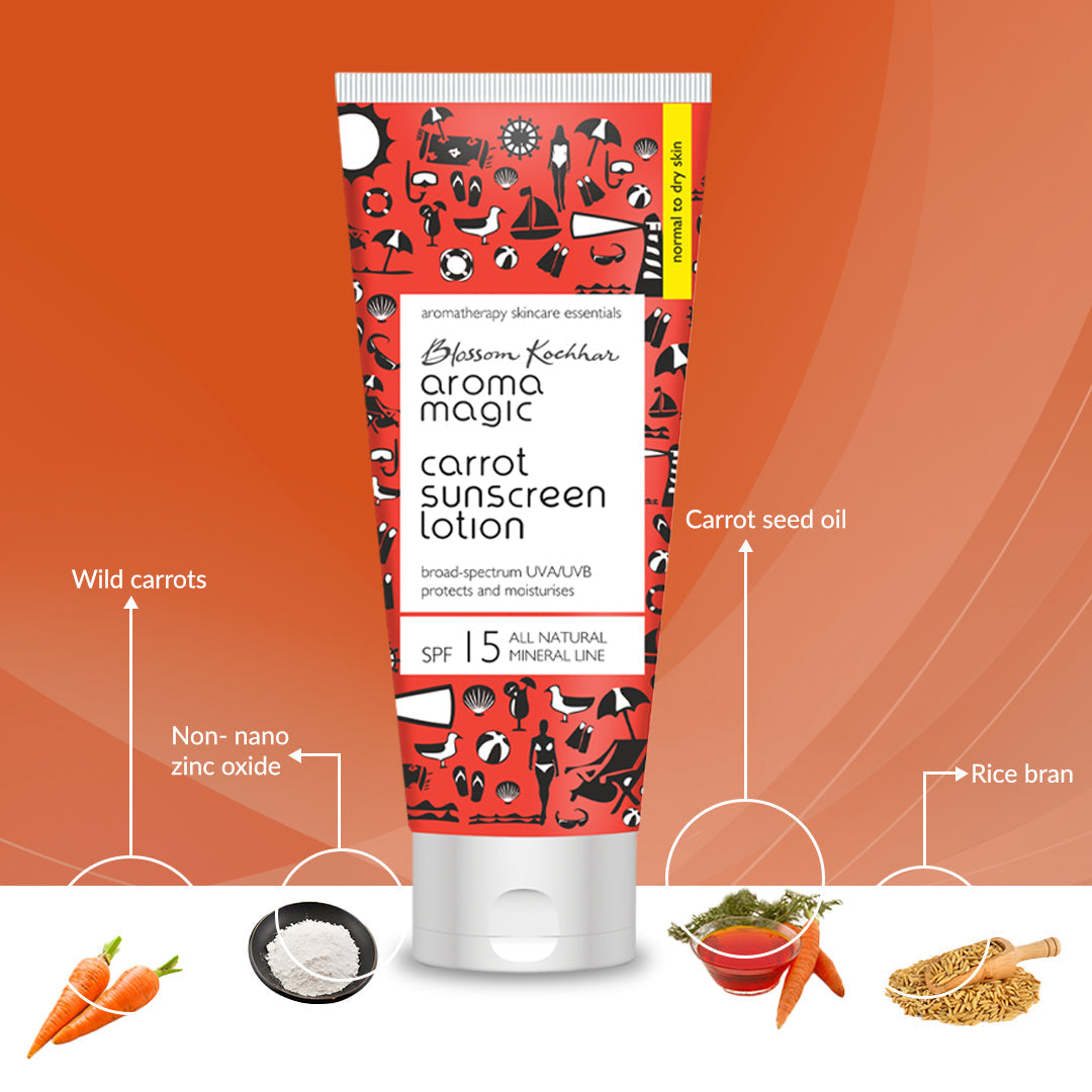 Aroma Magic Carrot Sunscreen Lotion (SPF 15)