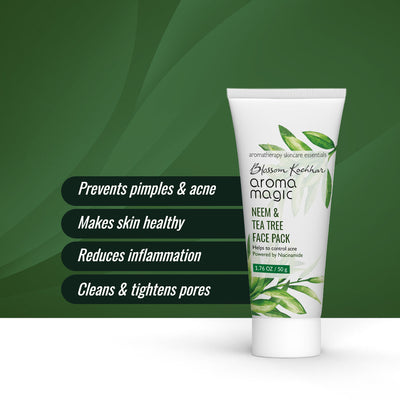Aroma Magic Neem & Tea Tree Face Pack - Niacinaamide