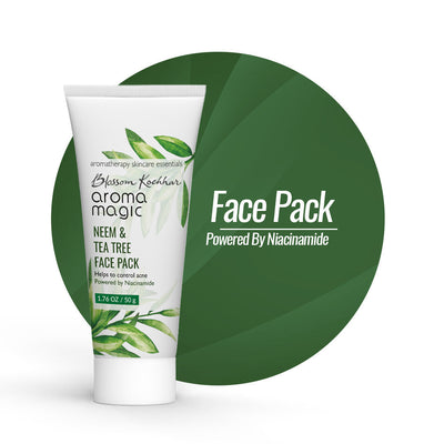Aroma Magic Neem & Tea Tree Face Pack - Niacinaamide