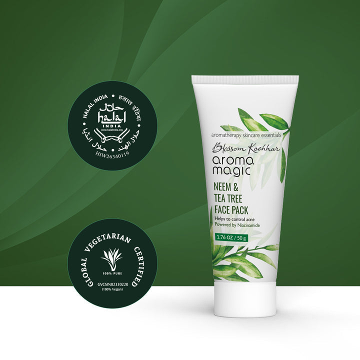 Aroma Magic Neem & Tea Tree Face Pack - Niacinaamide