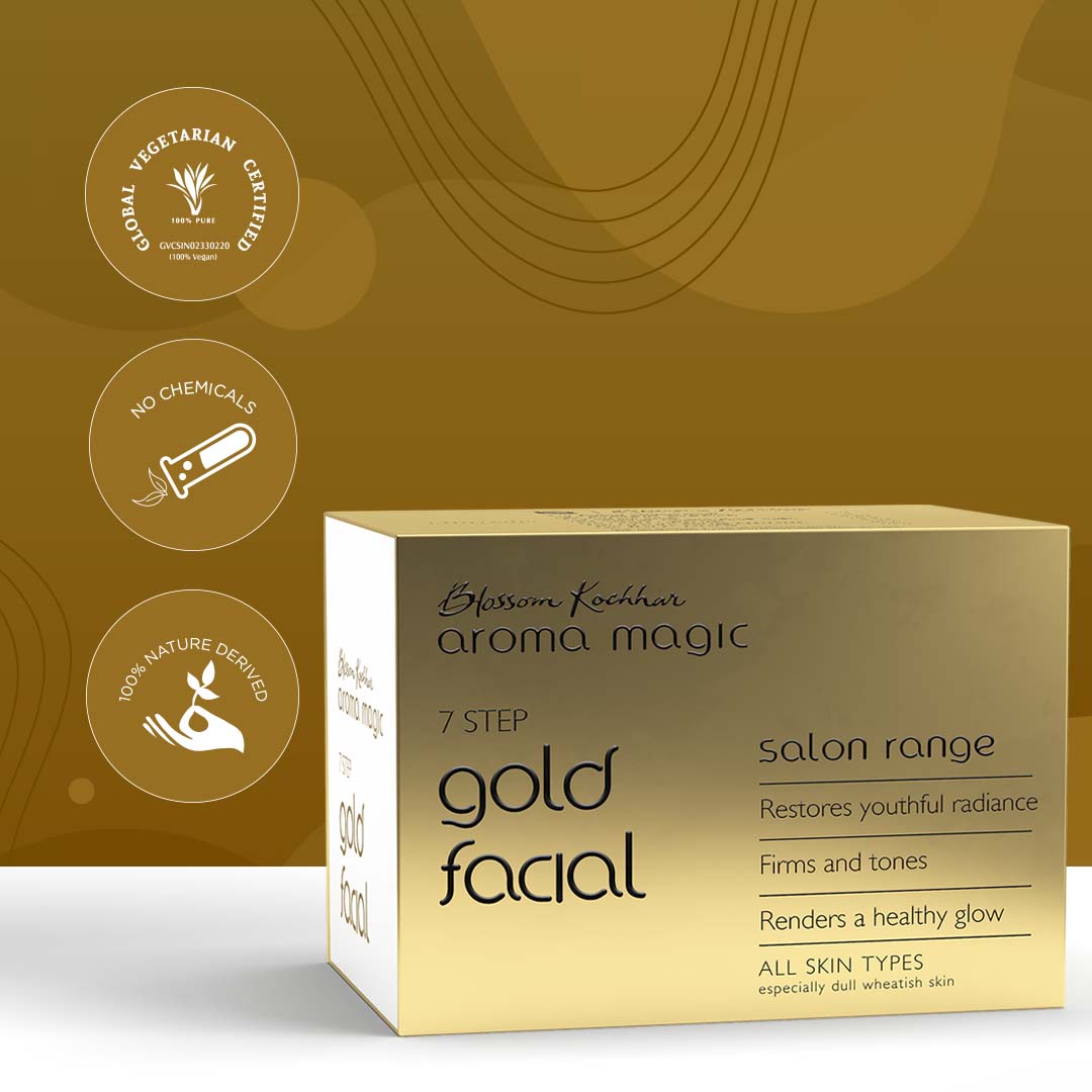 Aroma Magic Gold Facial Salon Range Kit (50 ml + 175 gm)