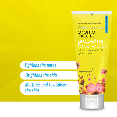Aroma Magic Grapefruit Face Wash Skin Brightening and Pore Tightening