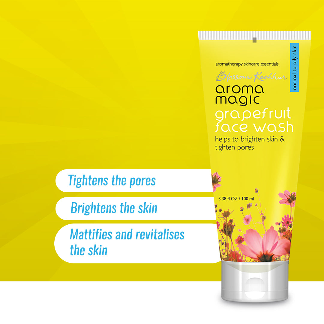 Aroma Magic Grapefruit Face Wash Skin Brightening and Pore Tightening
