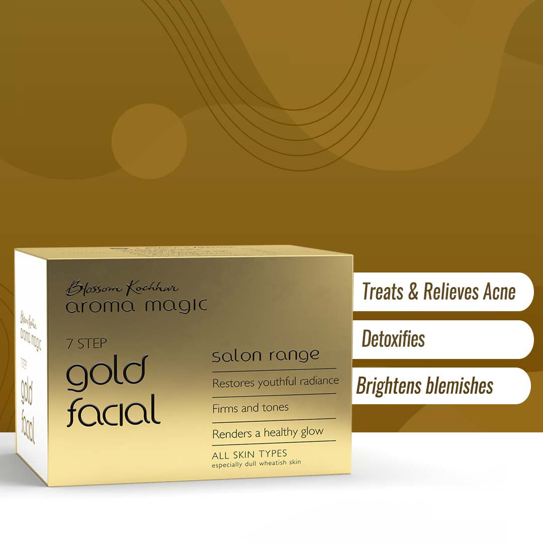 Aroma Magic Gold Facial Salon Range Kit (50 ml + 175 gm)