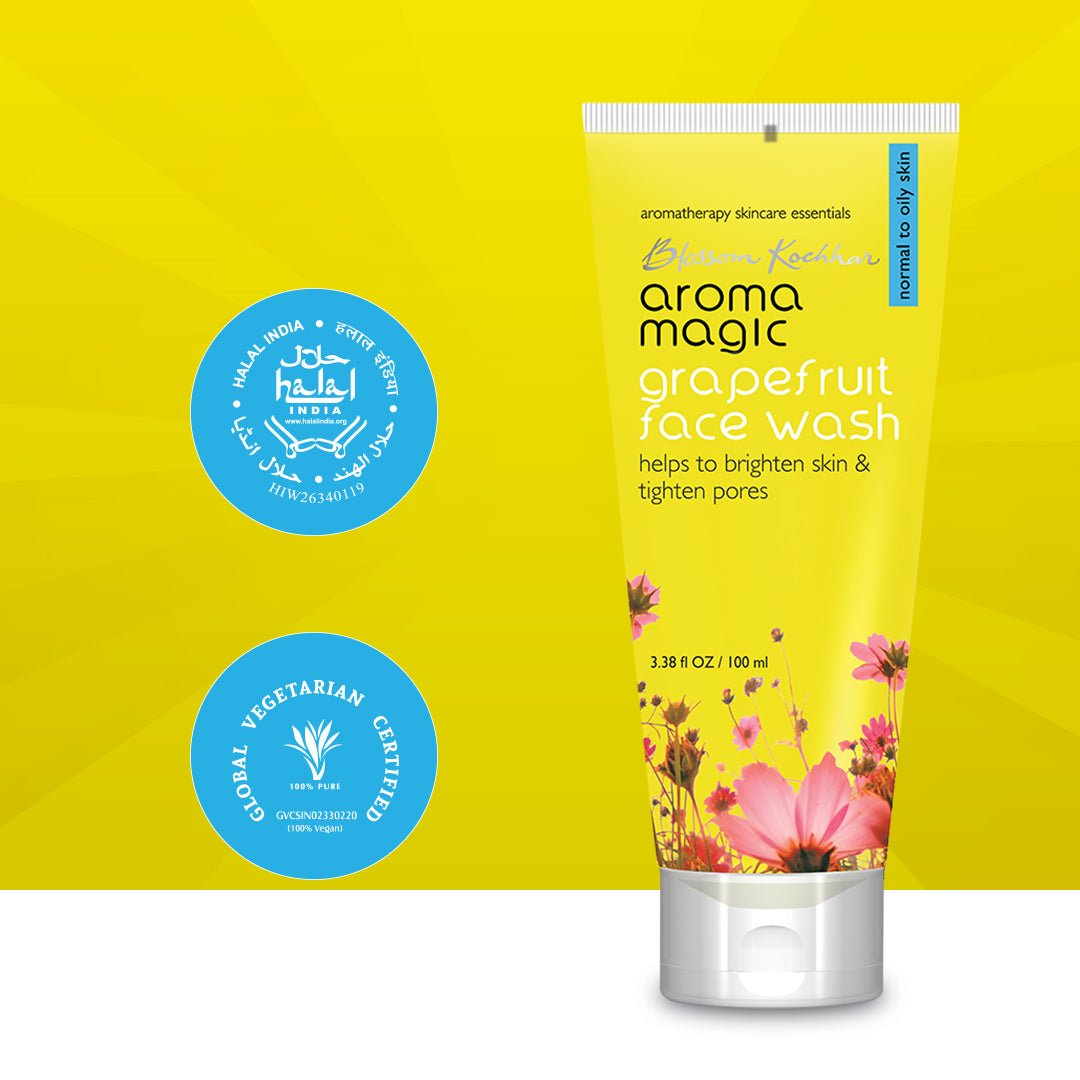 Aroma Magic Grapefruit Face Wash Skin Brightening and Pore Tightening
