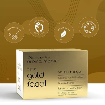 Aroma Magic Gold Facial Salon Range Kit (50 ml + 175 gm)