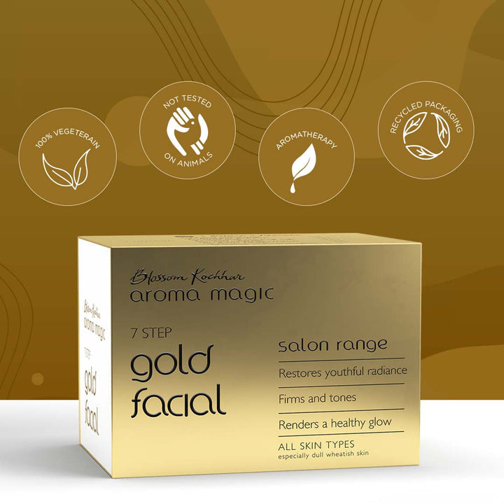 Aroma Magic Gold Facial Salon Range Kit (50 ml + 175 gm)